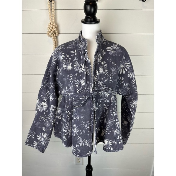 NWOT Free People Lua Bed Jacket Indigo Size Small - Picture 1 of 8